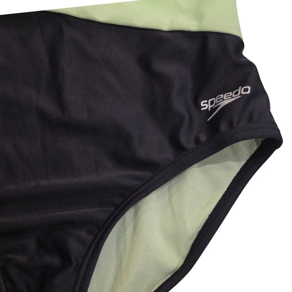 Speedo Kids One Piece‎ Swimsuit Anthracite Colorblock Endurance 14